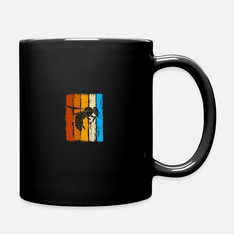 Bees Beekeeper Beekeeping - Full Colour Mug - black