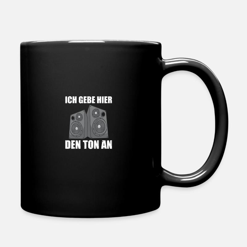 Tontechniker Toningenieur Tonmeister - Tasse einfarbig - Schwarz