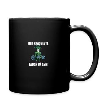 Lauch Bodybuilding Bodybuilder Gym Kraftsport - Tasse einfarbig - Schwarz - Rechts