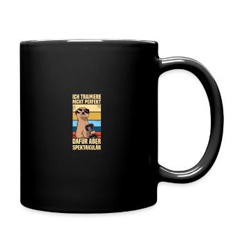 Train Bodybuilding Bodybuilder Gym Weight Lifting - Full Colour Mug - black - Right