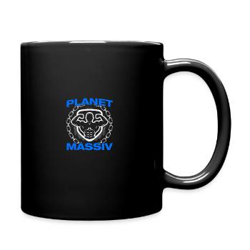 Planet massive bodybuilding bodybuilder weight training - Full Colour Mug - black - Right
