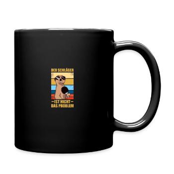 The racket table tennis table tennis player - Full Colour Mug - black - Right