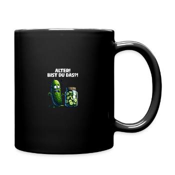 Âge! C’est toi?! Cornichon de concombre Amateurs de concombre - Mug uni - noir - Droite