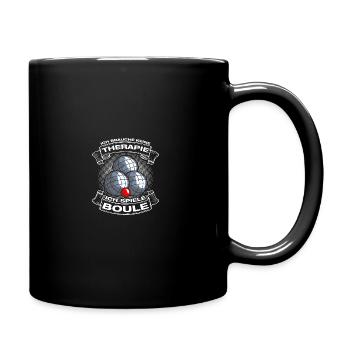 Pétanque Boule Thérapie Boule Joueur de Boule - Mug uni - noir - Droite