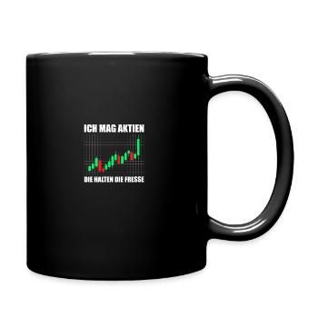 I like Stocks Stock Market Stock Market Trader - Full Colour Mug - black - Right