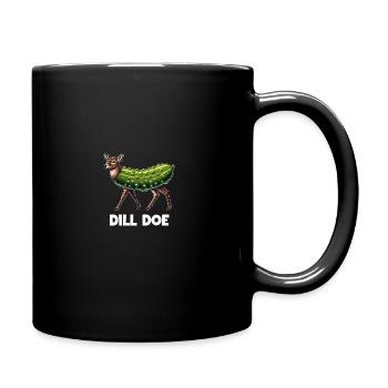 Aneth Doe Drôle de concombre Cornichon Amateur de concombre - Mug uni - noir - Droite