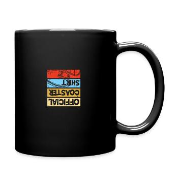 Amusement Park Rollercoaster Roller Coaster Freak - Full Colour Mug - black - Right