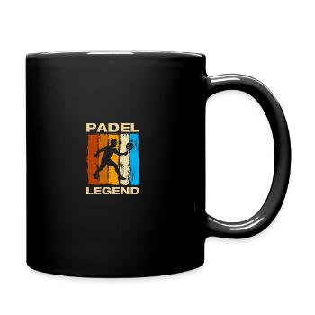 Padel Legend Funny Padel Ball Player - Full Colour Mug - black - Right