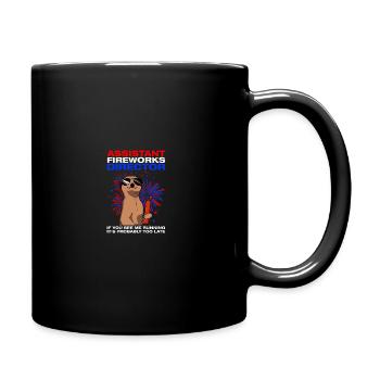 Pyrotechnician Assistant fireworks director - Full Colour Mug - black - Right