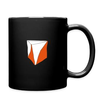 Navigation cross - Full Colour Mug - black - Right