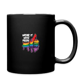 LGBT - Tasse einfarbig - Schwarz - Rechts