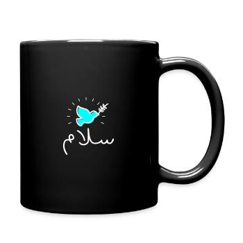 Paix en arabe "Salem" - Mug uni - noir - Droite