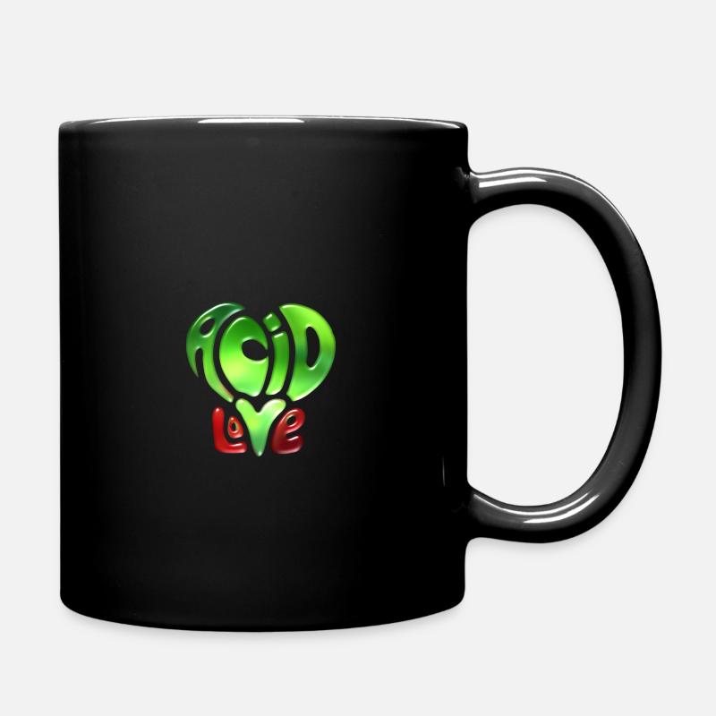 Acid Love Graphic - Full Colour Mug - black