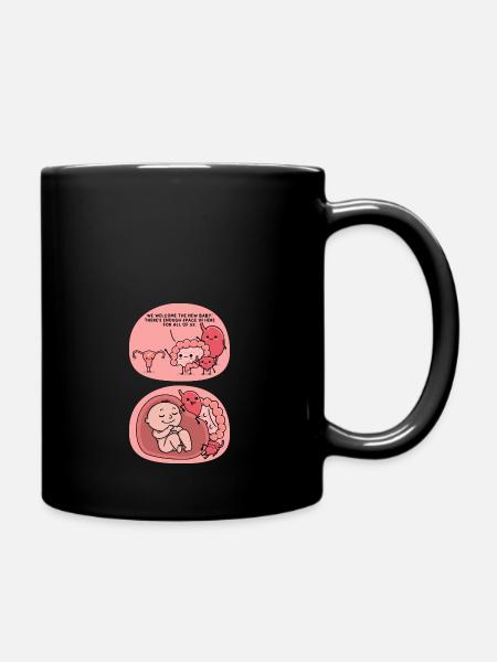 Grossesse blague - Mug uni - noir