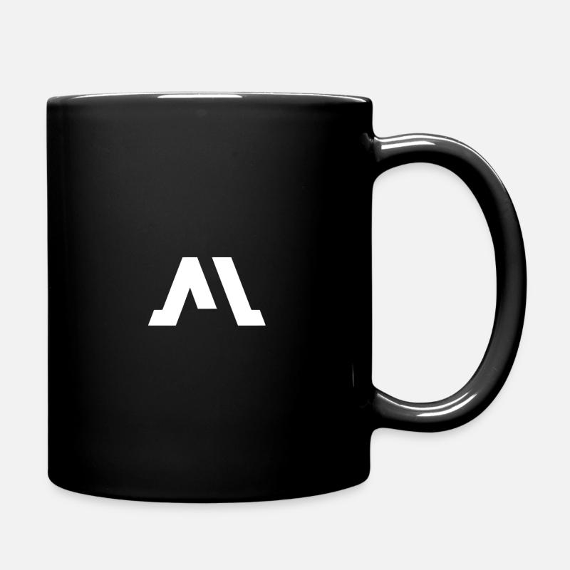Das Coole M - Tasse einfarbig - Schwarz