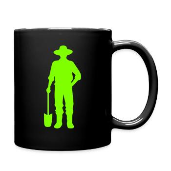 Farmer Farmer Icon - Full Colour Mug - black - Right