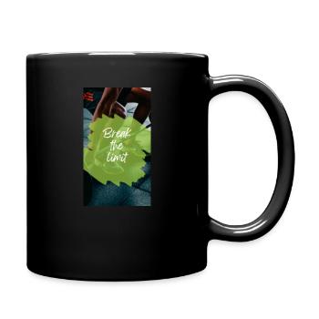 Break the Limit - Tasse einfarbig - Schwarz - Rechts