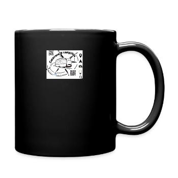 Caravane et Campings Vo 2024 - Mug uni - noir - Droite