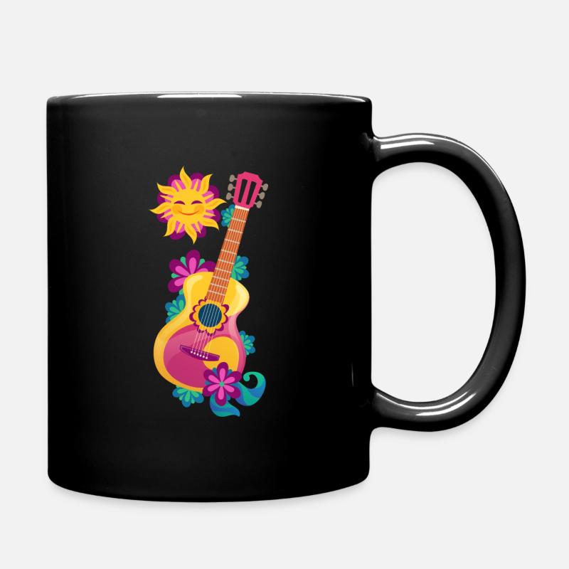 Gitarre - Tasse einfarbig - Schwarz