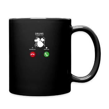 Appel Appel mobile DRUMMER tambours PERCUSSION - Mug uni - noir - Droite
