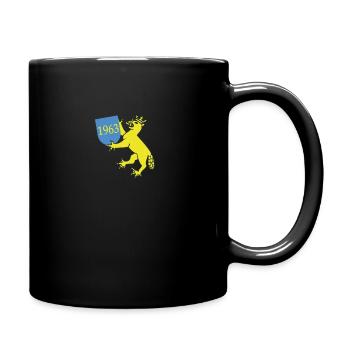 Biberacher Wappen Biber Jahrgang 1963 - Tasse einfarbig - Schwarz - Rechts