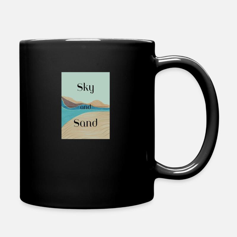 SKY AND SAND - Tasse einfarbig - Schwarz