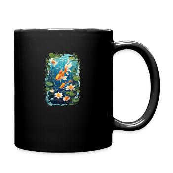 Aquarium - Tasse einfarbig - Schwarz - Rechts
