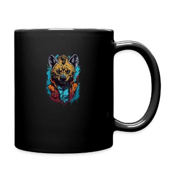 Hyena - Full Colour Mug - black - Right