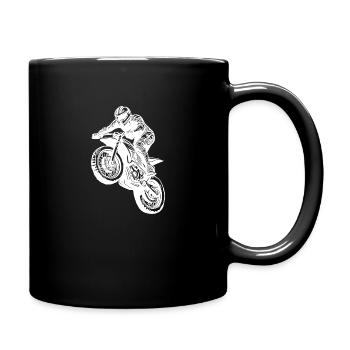 Motorcycle Racing, Off-Road Jumping, Off-Road Riding - Full Colour Mug - black - Right