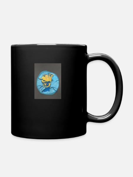 Gesicht Blei - Tasse einfarbig - Schwarz