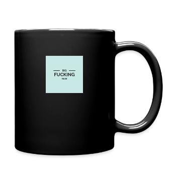 BIG FCK Value - Full Colour Mug - black - Right