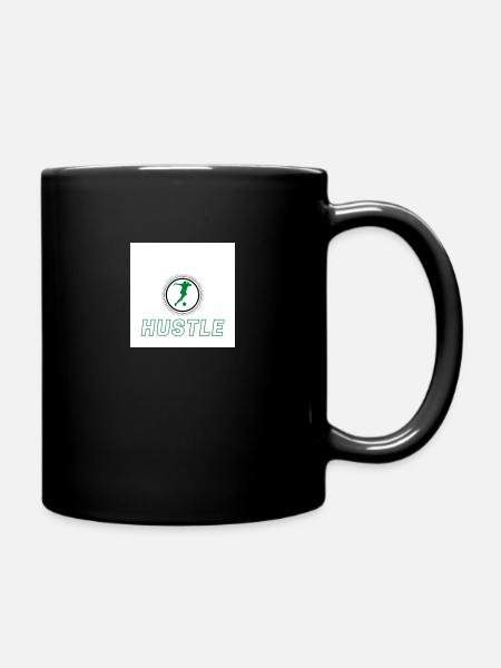 Hustle grün - Tasse einfarbig - Schwarz