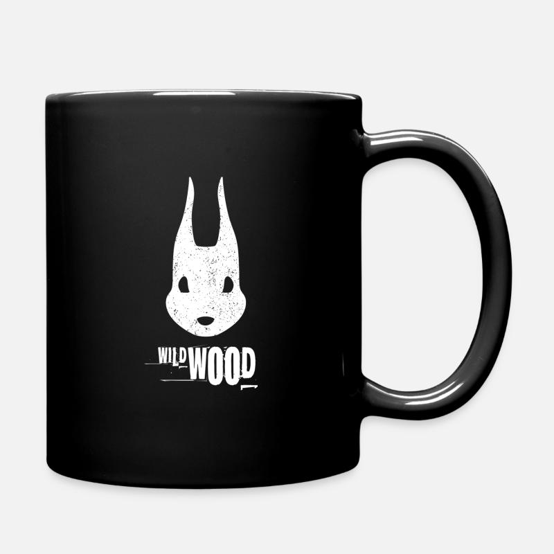 WILD WOOD SQUIRREL - Full Colour Mug - black
