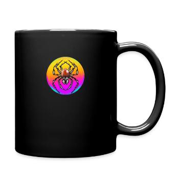 araignée tribal - Mug uni - noir - Droite