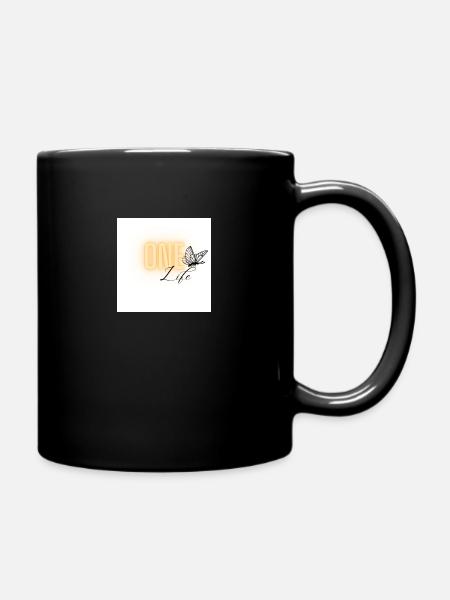 one life - Mug uni - noir