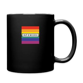 Infoworx Pride Month - Tasse einfarbig - Schwarz - Rechts