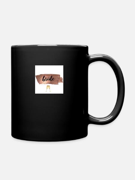 bride - Tasse einfarbig - Schwarz