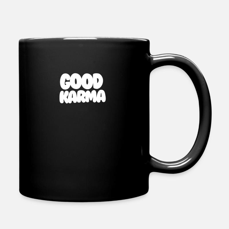 Good Karma White - Tasse einfarbig - Schwarz