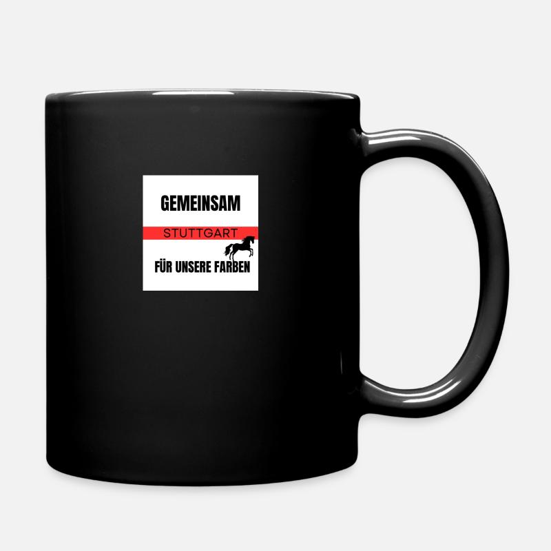 Stuttgart Gemeinsam für unsere Farben - Tasse einfarbig - Schwarz