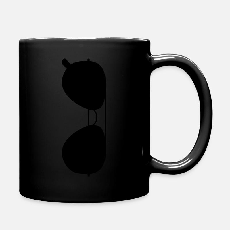 Sonnenbrille - Tasse einfarbig - Schwarz