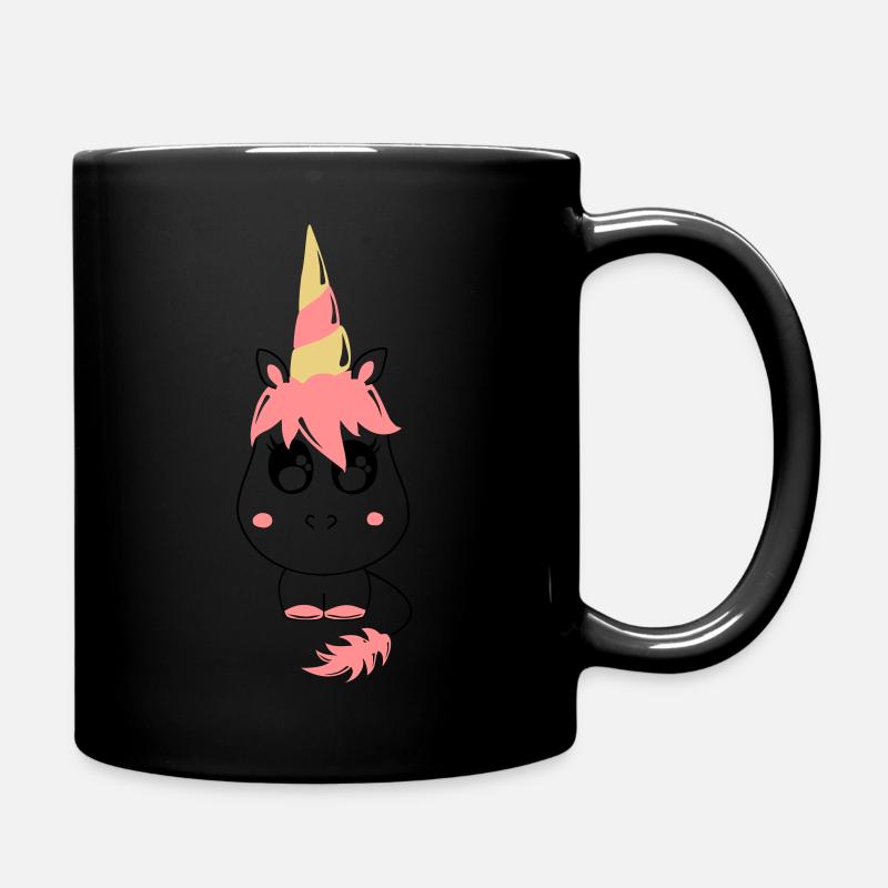 Licorne - Mug uni - noir
