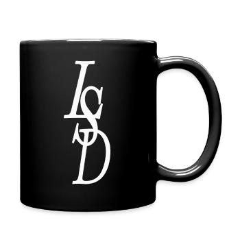 LSD Sprüche - Tasse einfarbig - Schwarz - Rechts