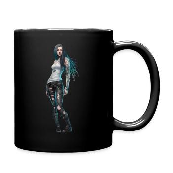 Life is Good - Tasse einfarbig - Schwarz - Rechts