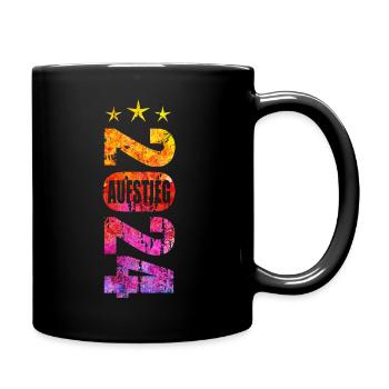 Aufsteiger 2024 Aufstiegstrikot Aufstieg 24 - Tasse einfarbig - Schwarz - Rechts