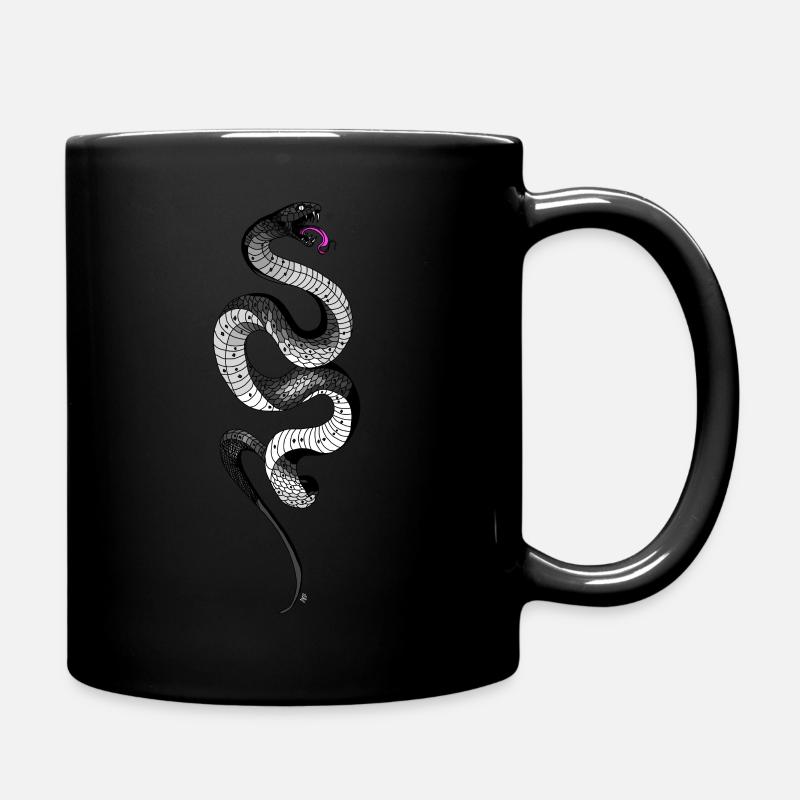 Black Snake - Full Colour Mug - black