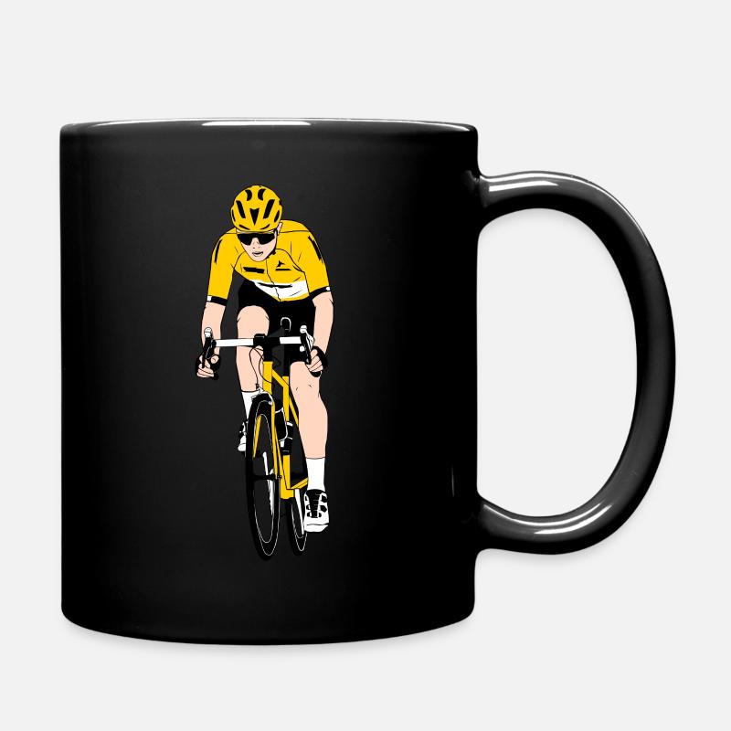 Cyclisme - Cyclistes sur route - Courses cyclistes - Mug uni - noir