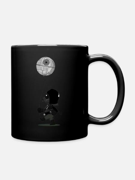 Vader Ballon - Tasse einfarbig - Schwarz