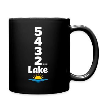 See-wochenende Countdown Zu See-tagen - Tasse einfarbig - Schwarz - Rechts