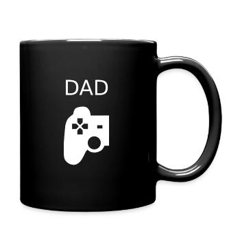Gamer père fils contrôleur de jeu - Mug uni - noir - Droite