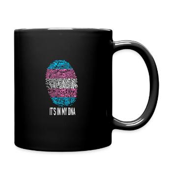 C’est mon ADN Empreinte transsexuelle LGBT - Mug uni - noir - Droite